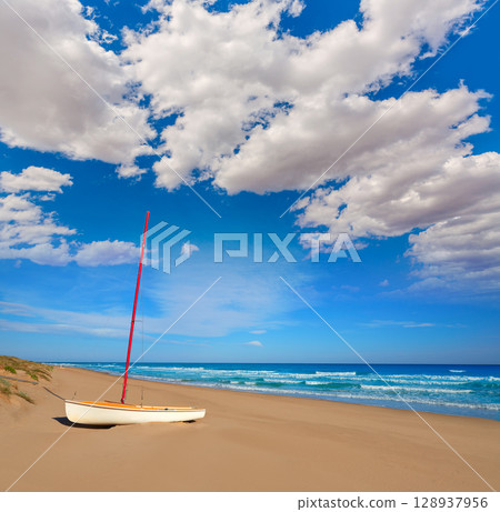 Cullera Dosel beach Mediterranean valencia Cullera Dosel beach Mediterranean valencia 128937956