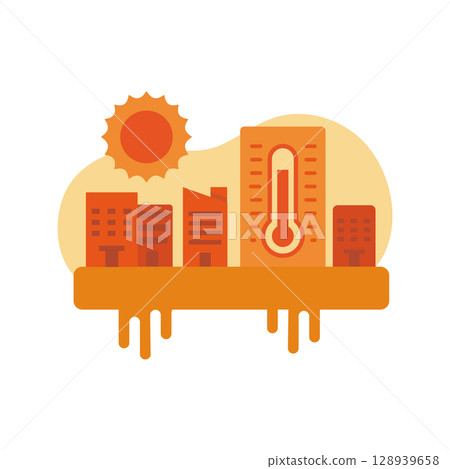 Rising temperatures cause scorching city streets Rising temperatures cause scorching city streets 128939658