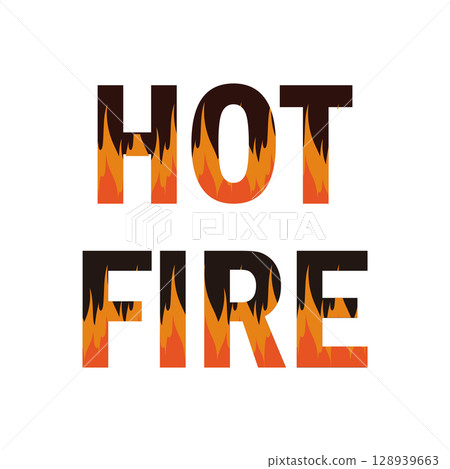 Flame and letters of the alphabet Flame and letters of the alphabet 128939663