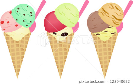 三重冰淇淋套裝 128940622