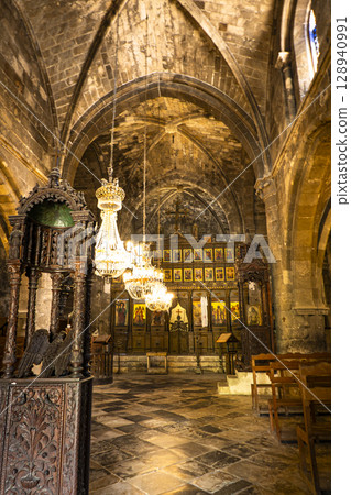 北塞浦路斯土耳其共和國貝拉派斯修道院內部(背面) 北塞浦路斯土耳其共和國貝拉派斯修道院內部(背面) 128940991