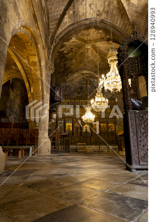 北塞浦路斯土耳其共和國貝拉派斯修道院內部（背面） 128940993