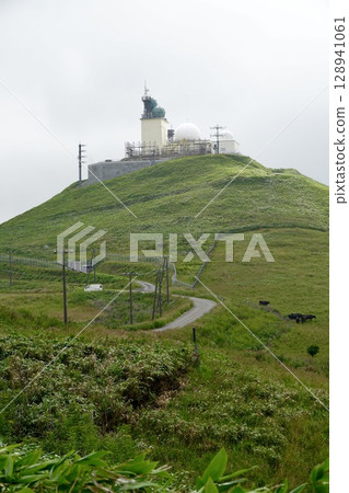 宗谷丘陵的自衛隊丸山雷達站 128941061