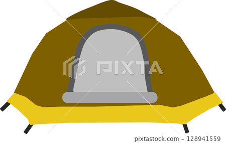 Tent graphic illustration Tent graphic illustration 128941559