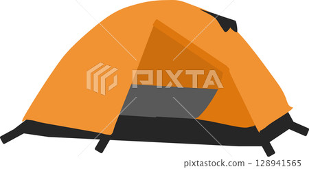 Tent graphic illustration Tent graphic illustration 128941565