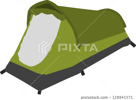 帳篷圖文素材插畫 帳篷圖文素材插畫 128941571