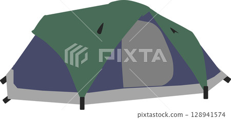 Tent graphic illustration Tent graphic illustration 128941574