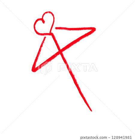 Red umbrella Red umbrella 128941981