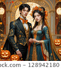 Golden Soiree: A Fantastic Halloween for Lovers 128942180