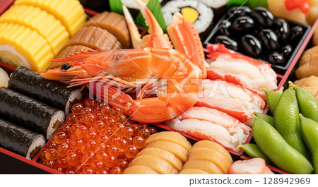 New Year dishes  128942969