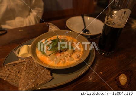 [Finland Food] Salmon soup 128943180
