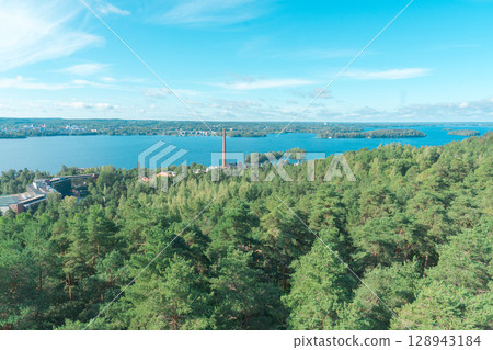 [Tampere, Finland] The view from the Pyynikki observation deck 128943184