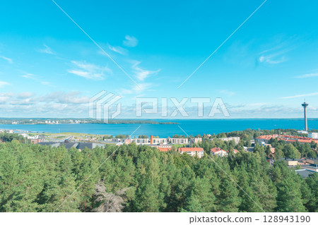 [Tampere, Finland] The view from the Pyynikki observation deck 128943190