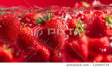 Fresh strawberries and tomatoes Fresh strawberries and tomatoes 128944734