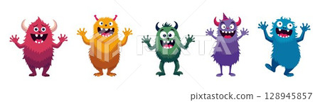 Colorful Monsters Colorful Monsters 128945857