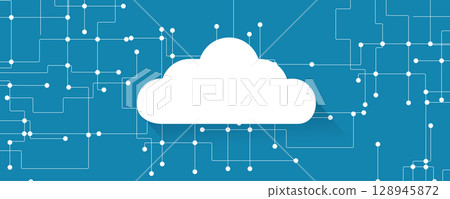 Moder cloud concept technology background and network security idea Moder cloud concept technology background and network security idea 128945872