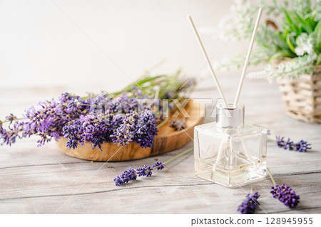 Lavender beauty products 128945955