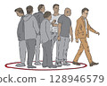 Exit from the circle 128946579
