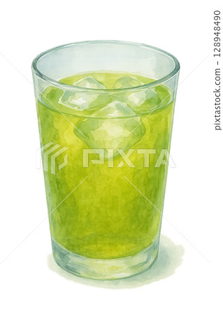 冷抹茶杯（PNG 剪紙） 128948490