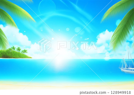 A tropical resort 128949918