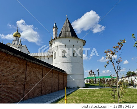 Russia Rostov Veliky July 15, 2025 Rostov Kremlin in summer. High quality photo Russia Rostov Veliky July 15, 2025 Rostov Kremlin in summer. High quality photo 128950439