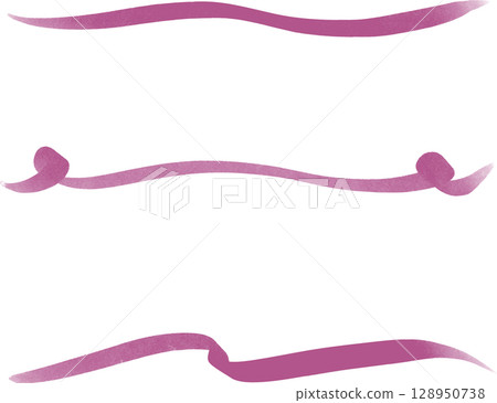 Bordeaux watercolor ribbon underline illustration Bordeaux watercolor ribbon underline illustration 128950738