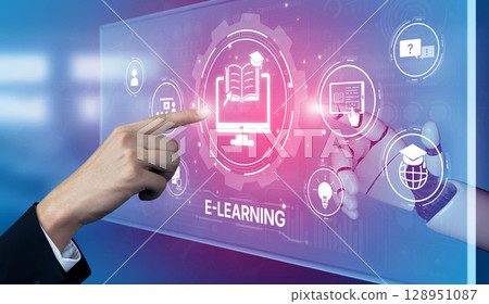 AI Accelerates Remote Learning with Virtual Education Platforms Spline 128951087