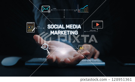 Social Media Marketing Strategy and Engagement Visualization Elide Social Media Marketing Strategy and Engagement Visualization Elide 128951361