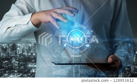 Agile Workflow and Sprint Planning in Agile Project Management Muxer 128951612