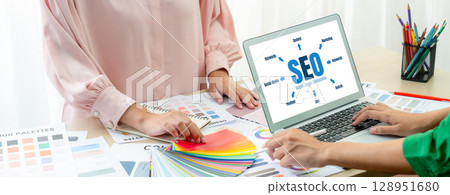 SEO search engine optimization for brisk e-commerce and online retail business 128951680