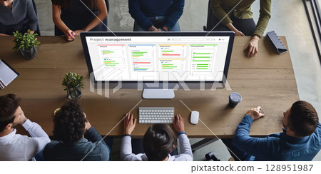 Project planning software for brisk business project management 128951987