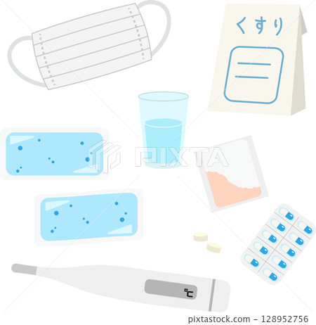 冷插畫素材集 冷插畫素材集 128952756