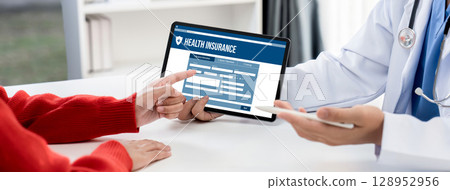 Health insurance web site brisk registration system 128952956