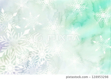 Snow Christmas winter light background 128953298