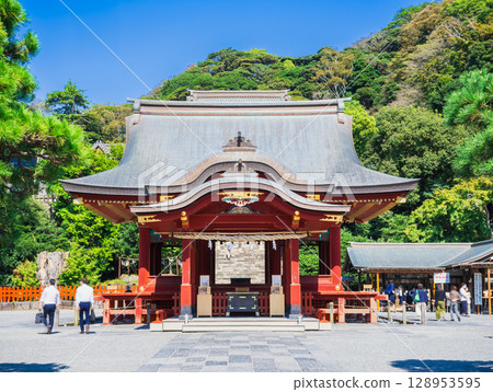 Kamakura Tsurugaoka Hachimangu Mai 128953595