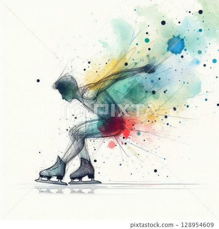 Dynamic Figure Skating in Artistic Motion with Generative AI. 128954609