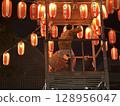 Summer festivals and Bon Odori 128956047