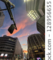 Shinjuku building at dusk in summer 128956655