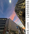 Shinjuku building at dusk in summer 128956656