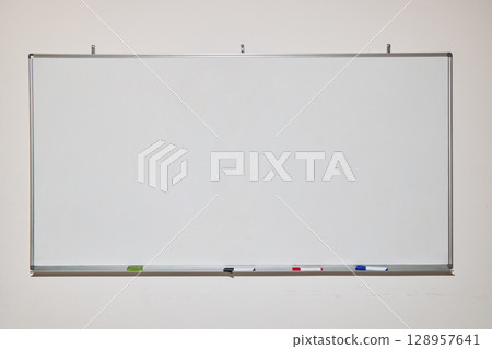 A Blank Whiteboard Set Up and Ready for Ideas, Collaboration, and Creative Thinking A Blank Whiteboard Set Up and Ready for Ideas, Collaboration, and Creative Thinking 128957641