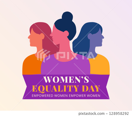 Three Women Portrait Equality Day Poster Three Women Portrait Equality Day Poster 128958292