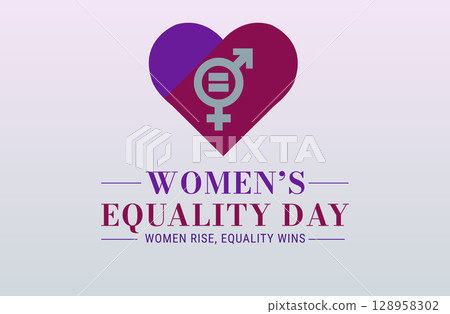 Heart Symbol Womens Equality Day Icon 128958302