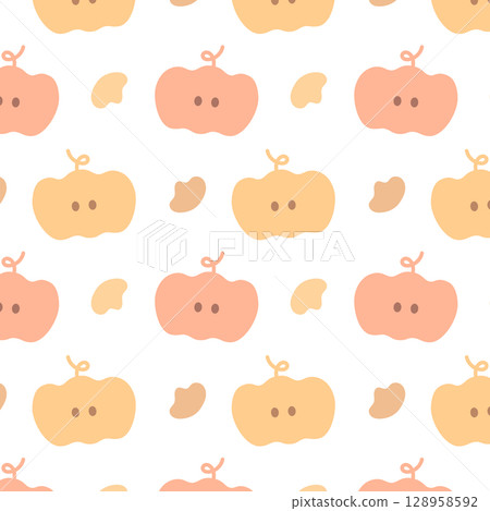 Rolling pumpkin pattern square PNG 128958592