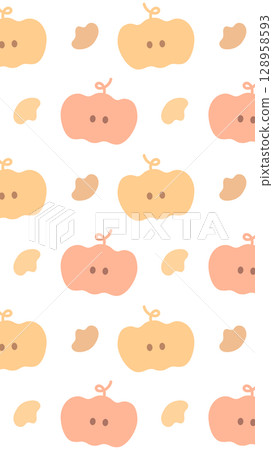 Rolling pumpkin pattern vertical PNG 128958593