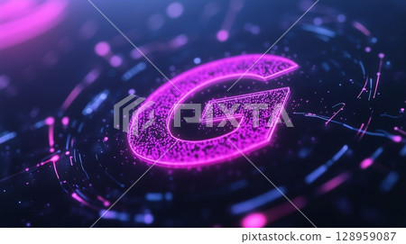 G symbol signal internet connection wireless network communication data technology 128959087