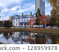 Hoheikan facing the pond 128959978