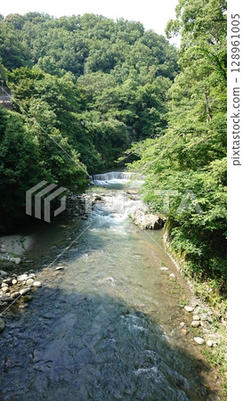 Fresh greenery and river scenery Fresh greenery and river scenery 128961005
