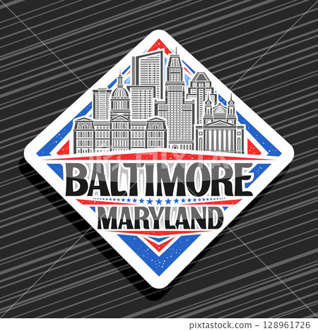 Vector logo for Baltimore 128961726
