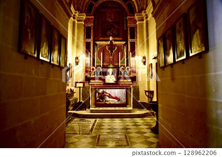 Inside the church in Cyprus 128962206