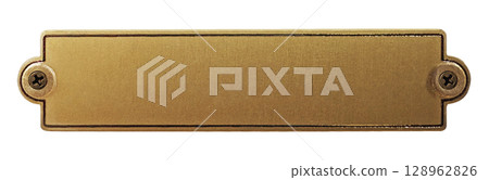 antique brass name plate antique brass name plate 128962826